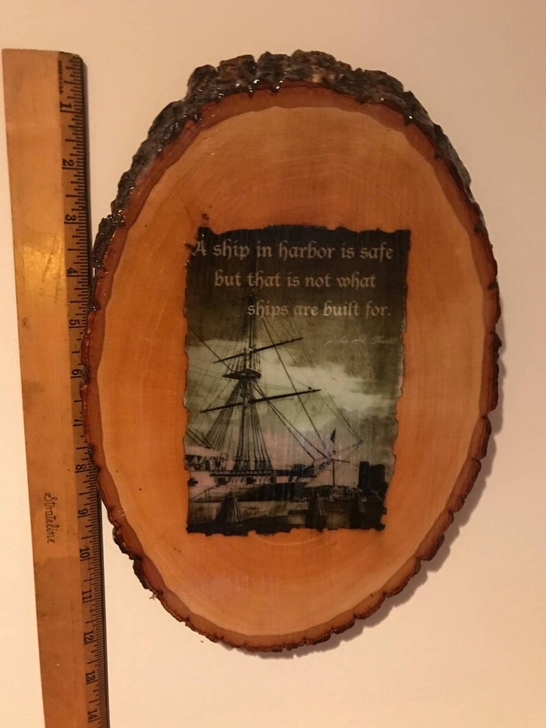 Bass Wood Inspirational Plaque