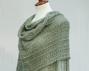 Junegrass Shawl and Scarf - Pattern - Knitting - Instant PDF Download