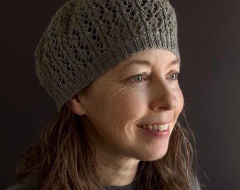 Ink and Quill Tam - Pattern - Knitting - Instant PDF Download