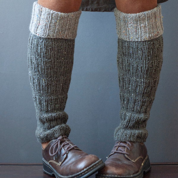 Woolshanks Leg Warmers - Pattern - Knitting - Instant PDF Download