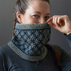 Transatlantic Cowl - Pattern - Knitting - Instant PDF Download