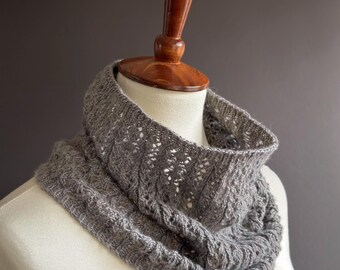 Ink and Quill Cowl - Pattern - Knitting - Instant PDF Download