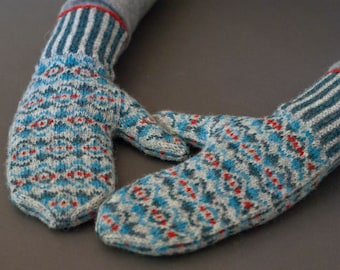 Lombard Mittens - Pattern - Knitting - Instant PDF Download