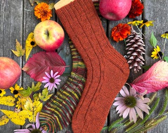 Autumnalia Socks - Pattern - Knitting - Instant PDF Download