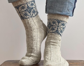 Estel Socks - Pattern - Knitting - Instant PDF Download