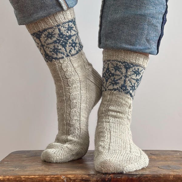 Estel Socks - Pattern - Knitting - Instant PDF Download