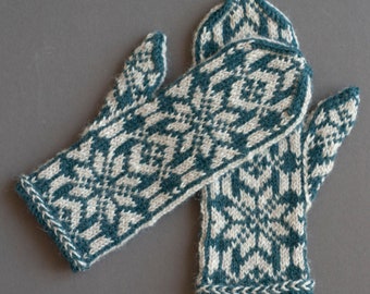 Glissade Mittens - Pattern - Knitting - Instant PDF Download