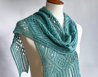 Morrison Wrap and Scarf - Pattern - Knitting - Instant PDF Download