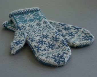 Transatlantic Mittens - Pattern - Knitting - Instant PDF Download