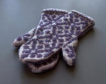Overwinter Mittens - Pattern - Knitting - Instant PDF Download