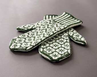 Galium Mittens - Pattern - Knitting - Instant PDF Download