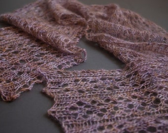 Alstroemeria Scarf - Pattern - Knitting - Instant PDF Download
