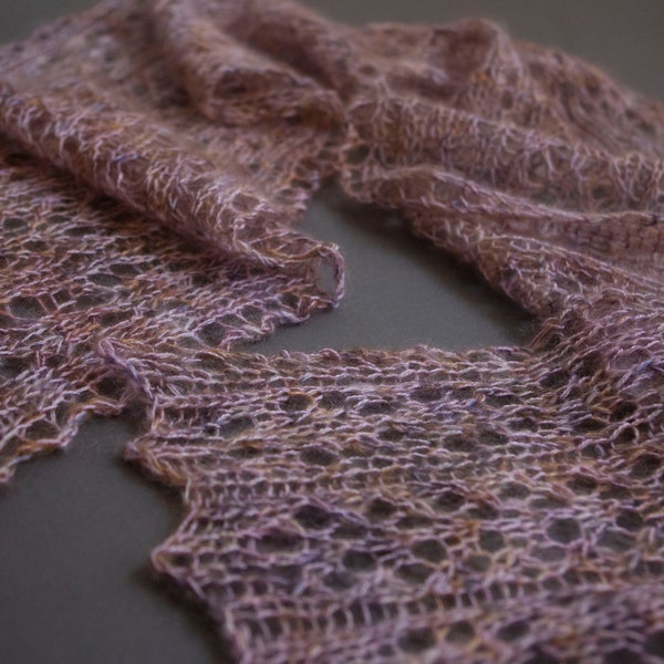 Alstroemeria Scarf - Pattern - Knitting - Instant PDF Download