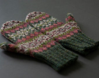 Scumble Mittens - Pattern - Knitting - Instant PDF Download