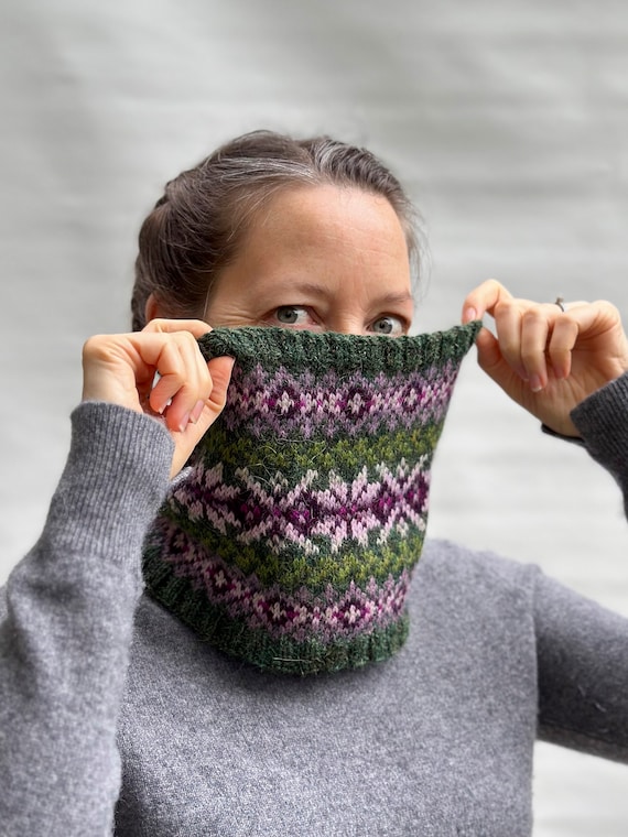 【HI FI FNK】Pray Warmer Knit Pola Parrant Cowl - Pattern - Knitting - Instant PDF Download - Etsy