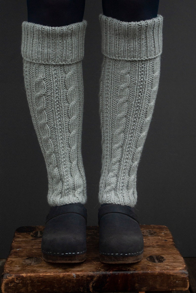 Woolgams Leg Warmers Pattern Knitting Instant PDF Download image 2