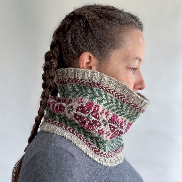 Isoud Cowl - Pattern - Knitting - Instant PDF Download