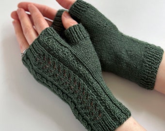 If You Go Out Mitts - Pattern - Knitting - Instant PDF Download