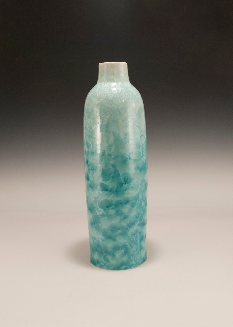 tall green ceramic floor vase steve ref= 8