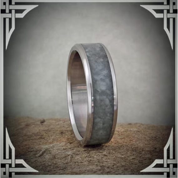 Imperial Jade in Titanium. Jewelry, Any Occasion. Made in Canada