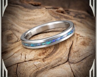 Australian Opal and 925 Silver Ring. Jewelry, Any Occasion, Made in Canada