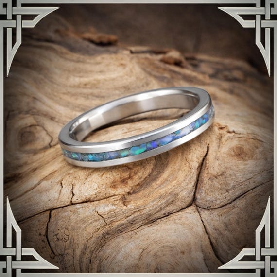 Australian Opal and 925 Silver Ring. Jewelry, Any Occasion, Made in Canada