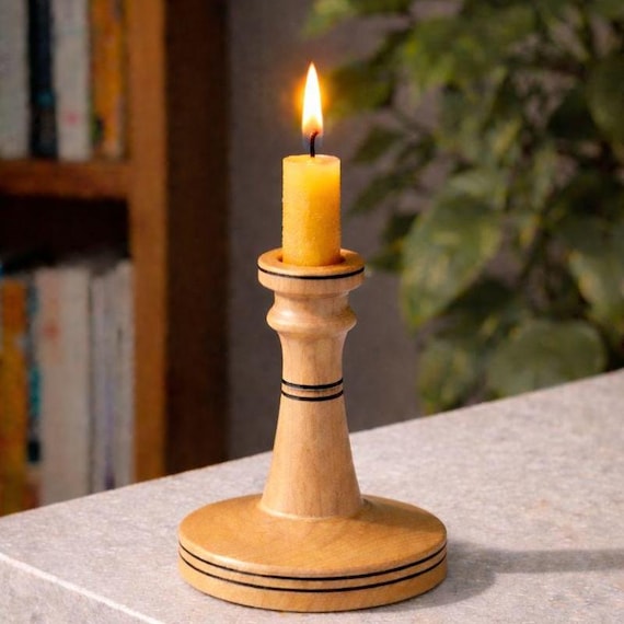 Candle Holder, Maple Wood, Made in Canada