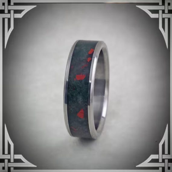 Blood Stone in 925 Silver. Jewelry, Any Occasion, Made in Canada