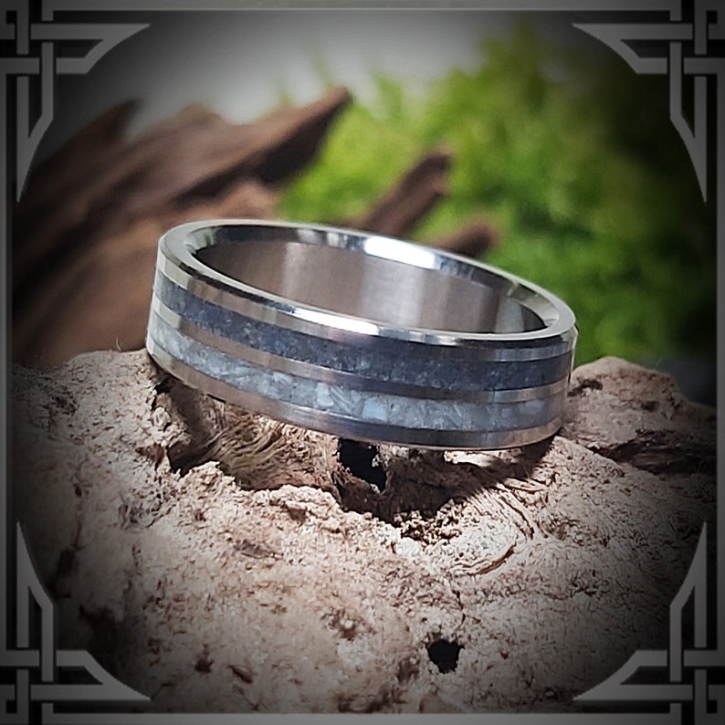 Blue Sapphire and Fresh Water Pearl in Titanium. Jewelry, Any Occasion