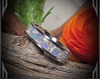 Opal & Ashes in Titanium, Jewelry, Any Occasion, Made in Canada