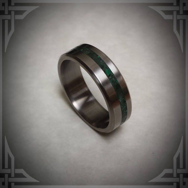 Jade Wedding Band Etsy
