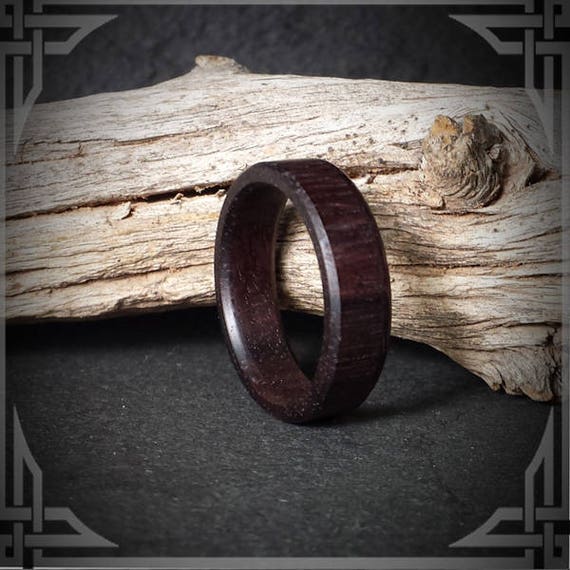 Made from Indian Rose Wood and Carbon Fiber. Handmade Jewelry, Men's Wedding Bands, Wedding Rings