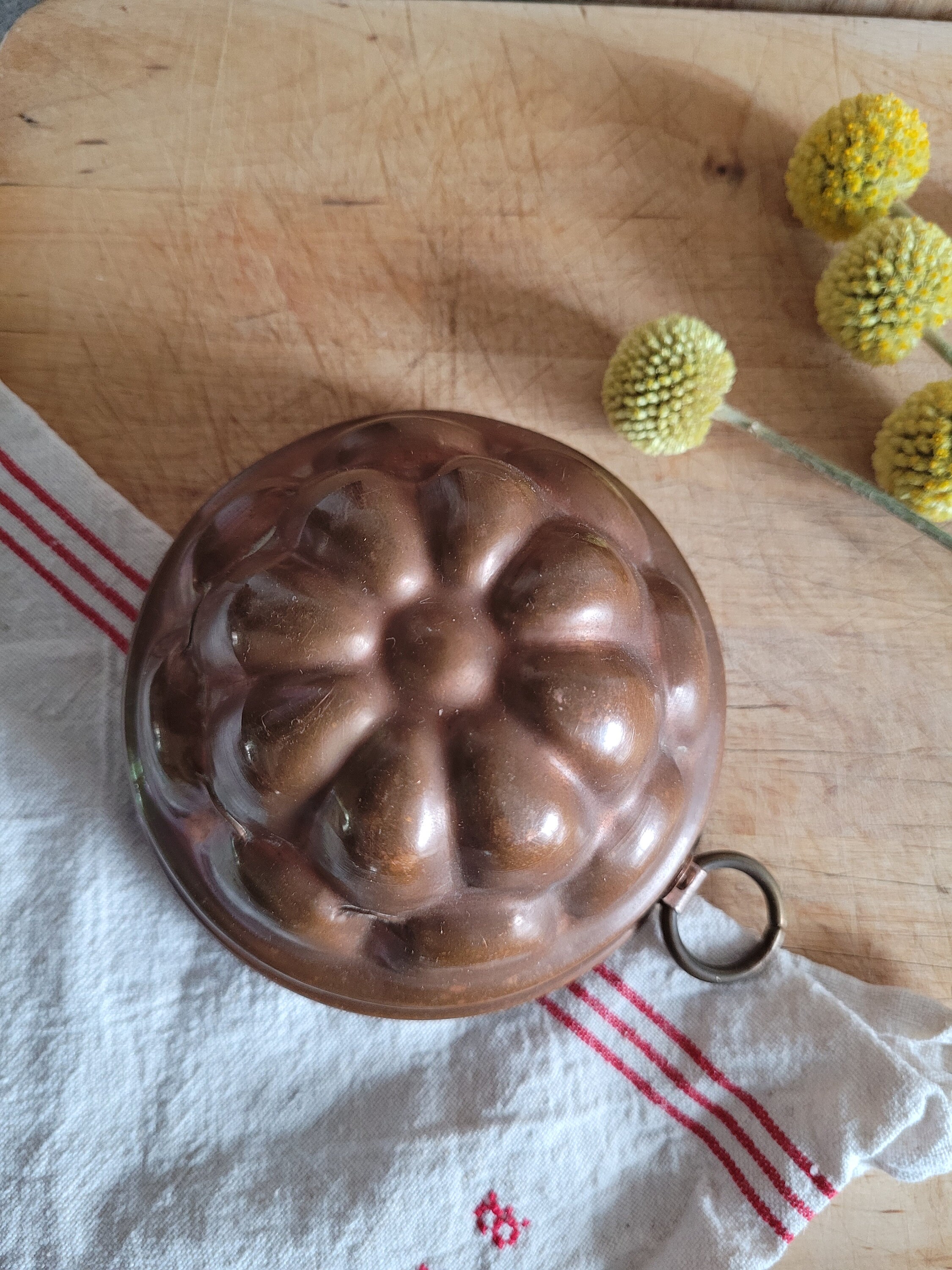 Ancien Moule Cuivré