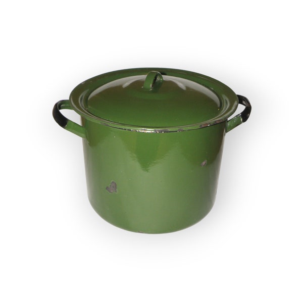 Enamelware Stock Pot Etsy