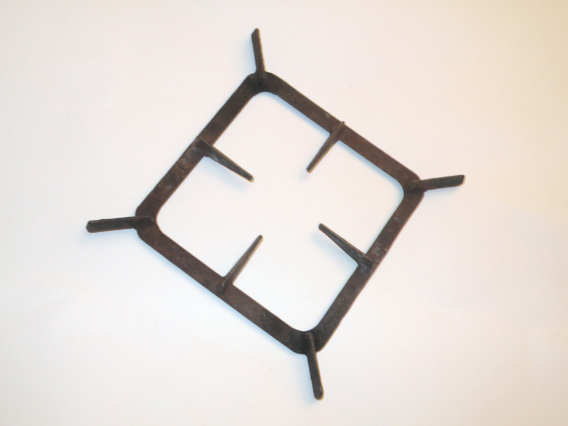 Vintage Grate Cast Iron for Gas Stove Old Burner Grid Rustic Etsy