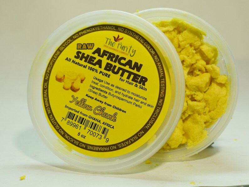 Shea Butter Yellow Chunk Etsy