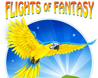 FLIGHTS OF FANTASY Coloring Book by John M. Cimperman