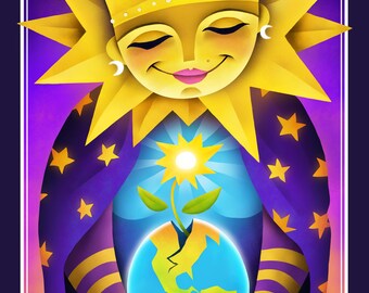 STARCHILD Art Print by John M. Cimperman