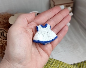 Miniature Doll clothes DRESS 1:24 Dollhouse Miniature Baby doll clothes Miniature clothes