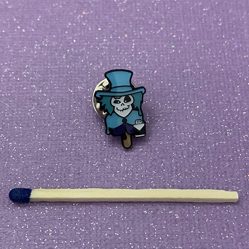 Hat Box Ghost Ice Cream Pin. Haunted Mansion. Ghost pin. Etsy
