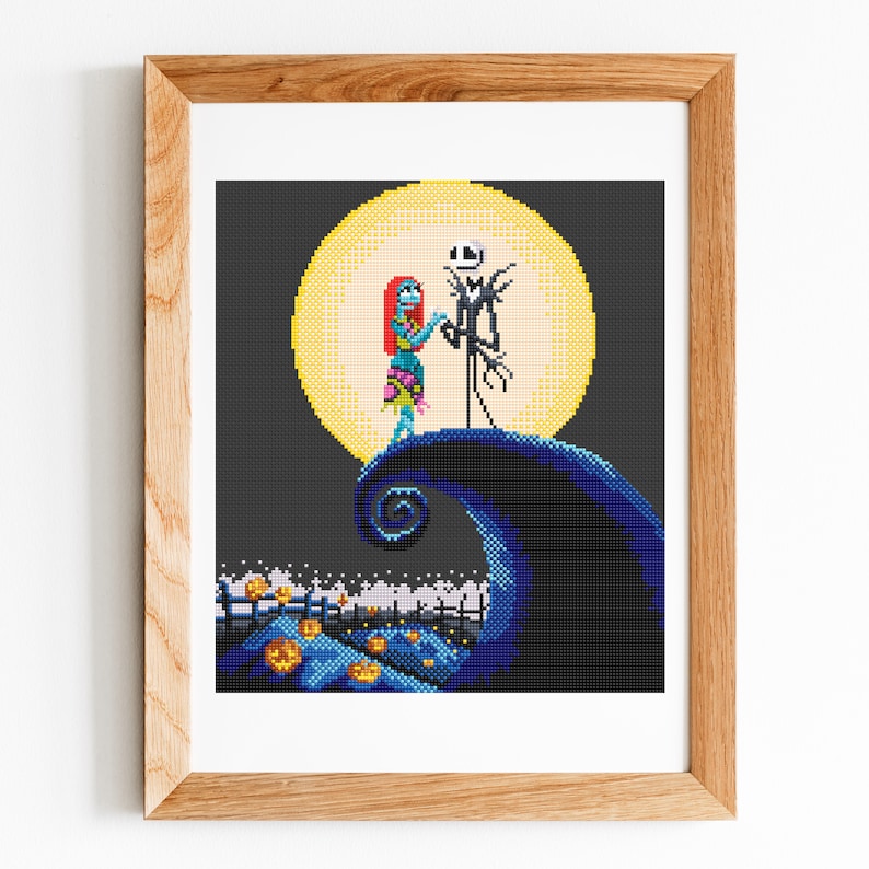 Nightmare Before Christmas Cross Stitch Pattern Disney Etsy