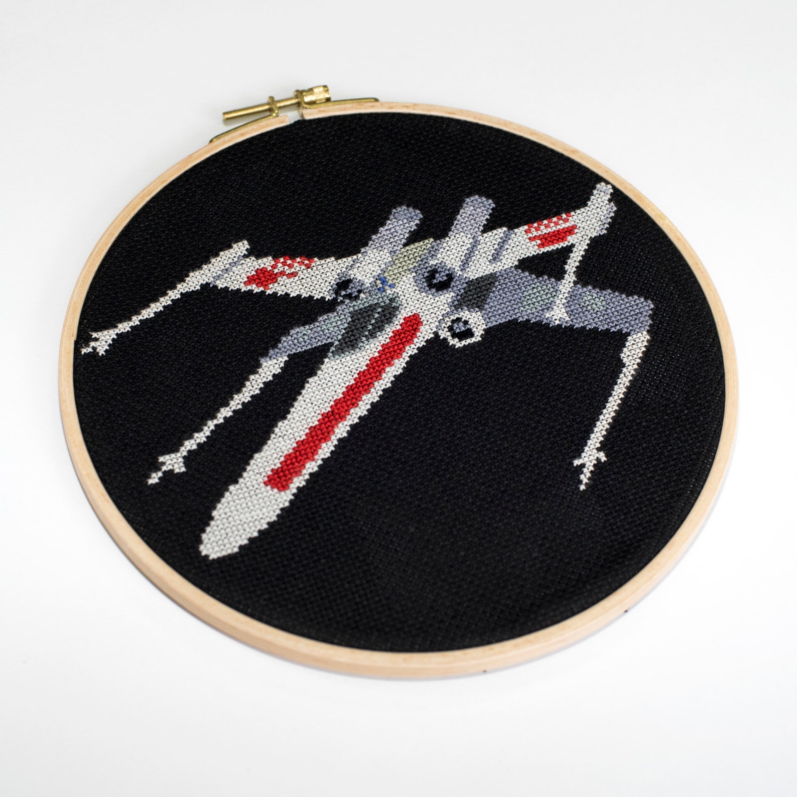 XWing Star Wars Modern Cross Stitch Kit StarWars Cross Etsy