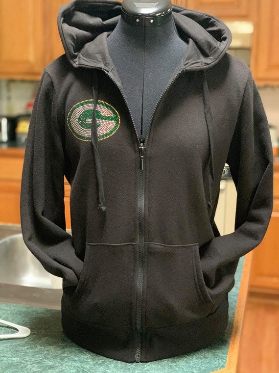 green bay packers zip up hoodie