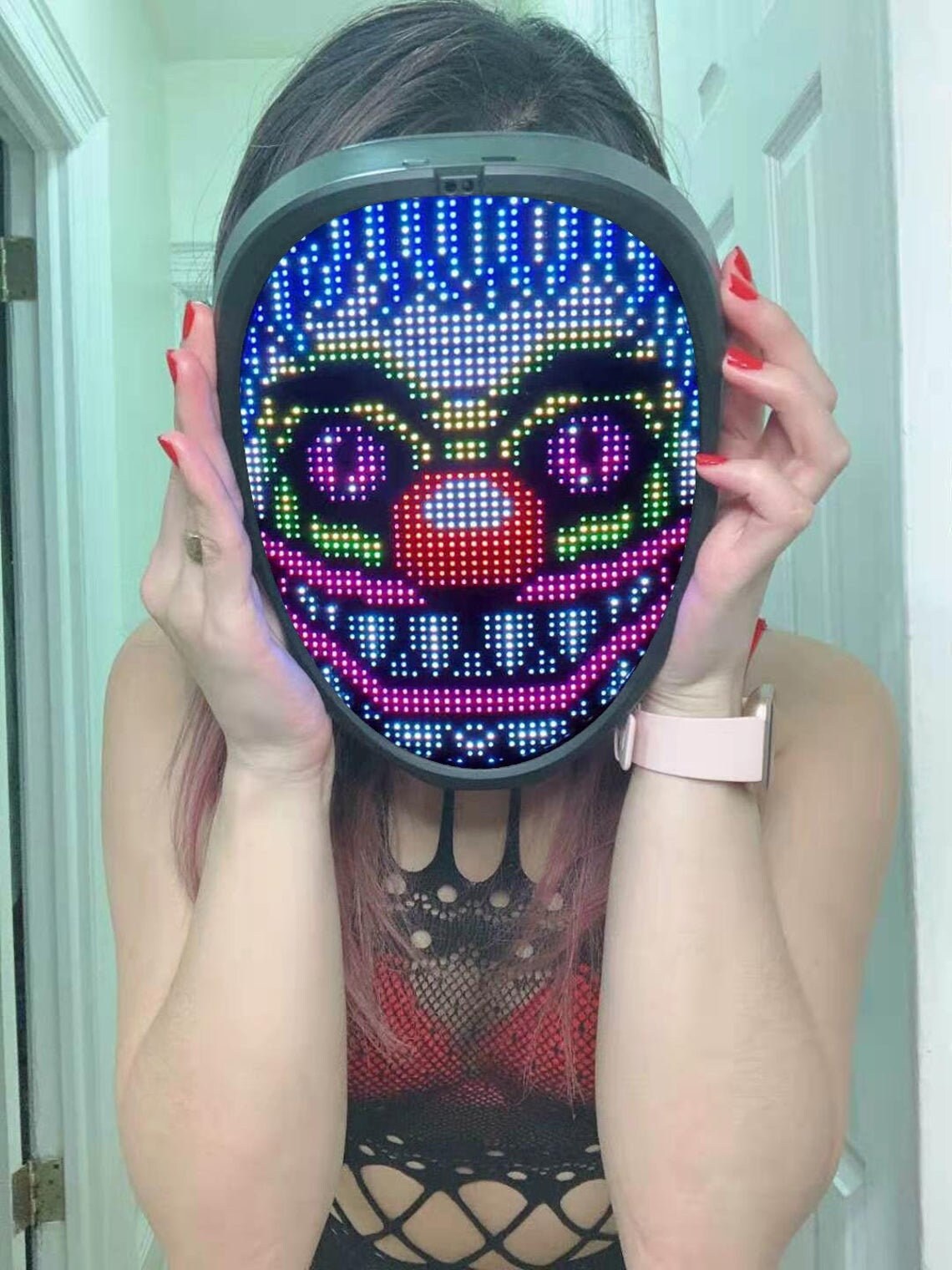 LED Programmable Face Mask Etsy