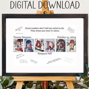 Druckbar, Leiter Wertschätzung, Snowboarding Gästebuch Alternative, Karte für Chef, Boss's Day Geschenk für Männer, Geschenk für Snowboarder