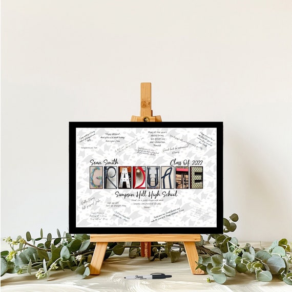 Personalized Graduation Unique Alternative Guestbook, Graduation Party, Graduate Gift Idea, Guest Signature Station, Senior Class of 2026