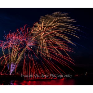 Fireworks - Bar Harbor | Cards, Flexible Magnet and Matted Prints