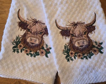 Ręczniki Highland Cow
