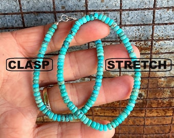 Phenomenal Vintage Native American Navajo 5 Strand Royston Turquoise Necklace Phenomenal Vintage Native American Navajo 5 Strand Royston Turquoise Necklace