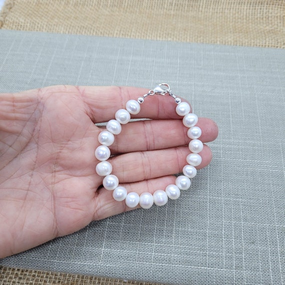 Adjustable pearl bracelet sale